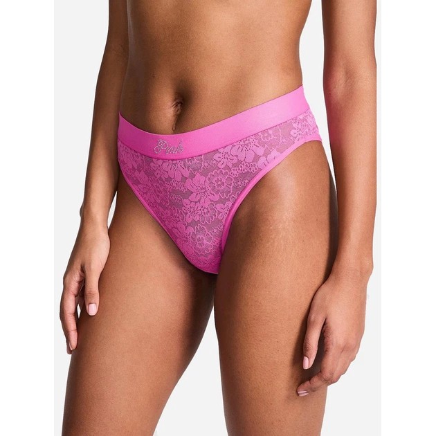 Braguitas brasileñas de encaje Victoria's Secret - rosas