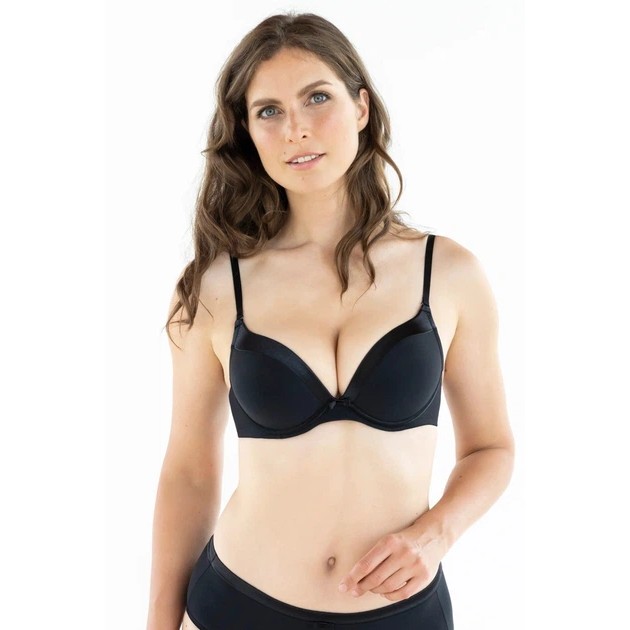Lauma Push-Up Gel Bra in Black — Comfort and Support