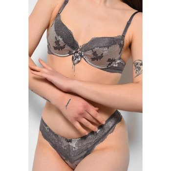 Women's Grey Lingerie Set — Comfort and Style