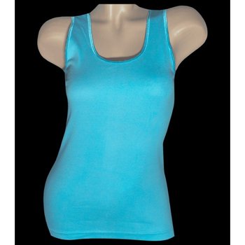 Women's Light Blue Cotton Tank Top — Everyday Comfort