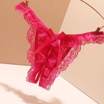 Erotic Lace Panties 'Secret Design' in Bright Color
