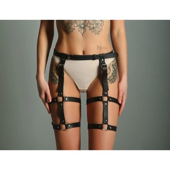 Nova Women's Black Leather Harness