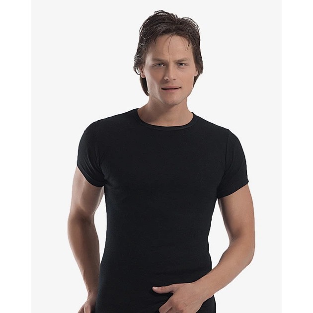 Men's Black Oztas T-Shirt — Comfortable Cotton Wear