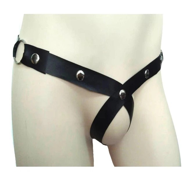 Men's Open String Briefs in Black — A Stylish Choice for Confident Men