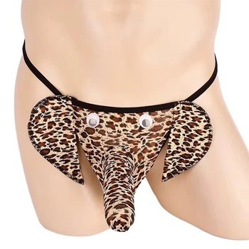 Men's Leopard Print Thong Underwear — Confidence and Comfort