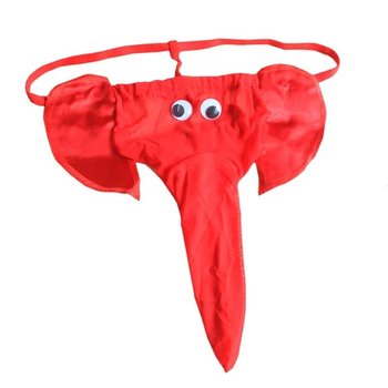 Red Elephant Head Men's Erotic Underwear — Seductive Design