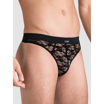 Lovehoney Black Lace Men's Thong Underwear