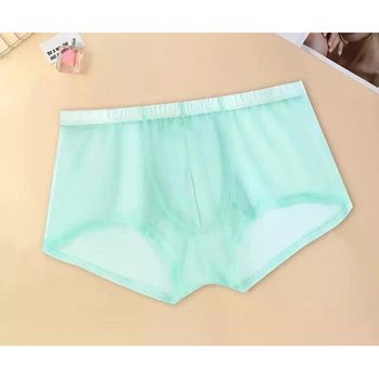 Men's Cotton Boxers in Blue — Everyday Comfort