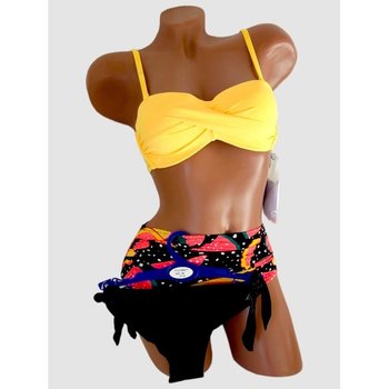 Women's Z.Five Bikini with High-Waisted Bottoms in Yellow