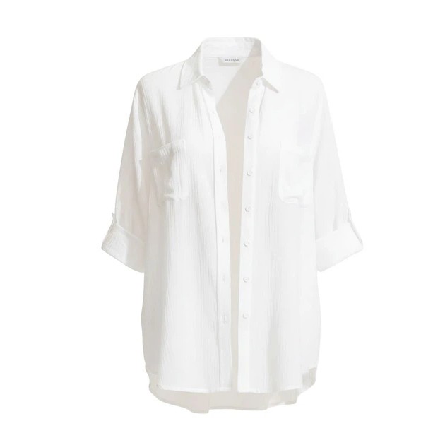 Camisa de playa Seafolly de algodón – Elegancia para mujeres