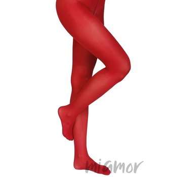Matte Tights Annes ZARRA 40 den in Red