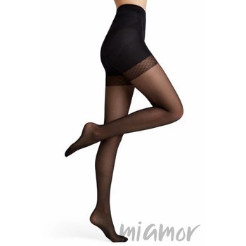 Conte X-Press 20 Shaping Tights — Black with Push-up Effect