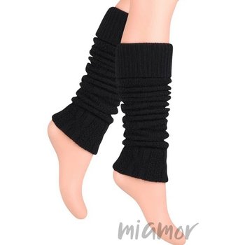 Long Wool Leg Warmers by Steven in Black — Warmth and Style