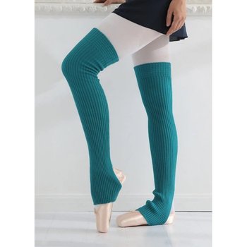 Long Emerald Dance Legwarmers — Style and Comfort
