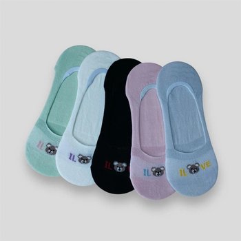 Set of Women's Bear Print Slippers — Light and Comfortable