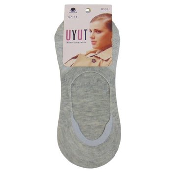 Silicone-Inserted Slippers — Comfortable Grey Cotton Slippers