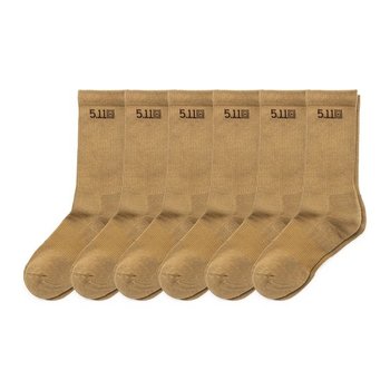 Duty Ready Basic Crew Socks — Comfort and Quality in Coyote Brown