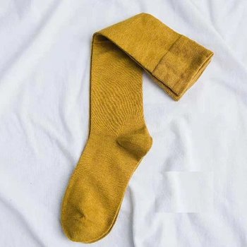 Women's Long Yellow Socks by Honey Fashion Accessories