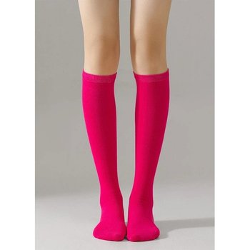 Long Fuchsia Golf Socks in Cotton — A Stylish Choice for Any Outfit