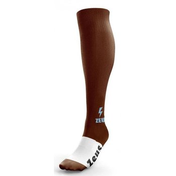 Zeus CALZA ENERGY Brown Soccer Socks for Men
