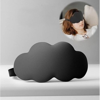3D Sleep Mask – Black with Comfortable Material