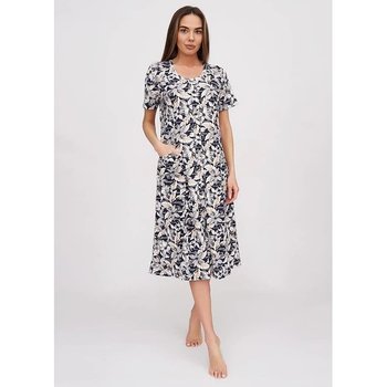 Summer Women's Robe by Trikomir in Beige and Blue — Everyday Comfort