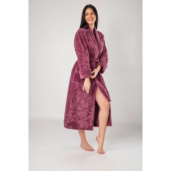 Nusa Plush Bathrobe Fuchsia — Comfort and Style