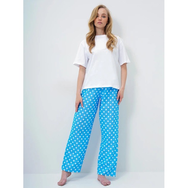 Damen-Pyjama-Set aus Baumwolle und Polyester — Komfort für Zuhause