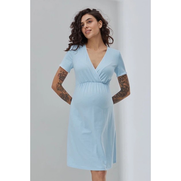 Nuisette de Maternité Alisa Light en Couleur Bleue