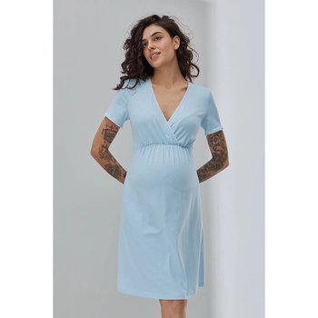 Alisa light Nightgown for Pregnant Women in Blue