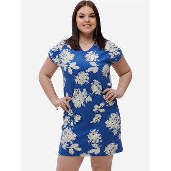 Women's Cotton Nightgown NataLux — Comfortable Sleep in Blue