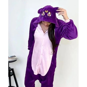 My Kigu Women's Purple Cat Sailor Moon Kigurumi — Cozy Loungewear