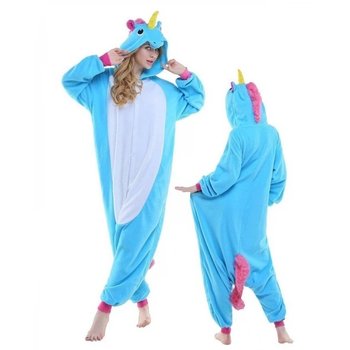 Unicorn Kigurumi Pajama in Blue — Cozy Loungewear