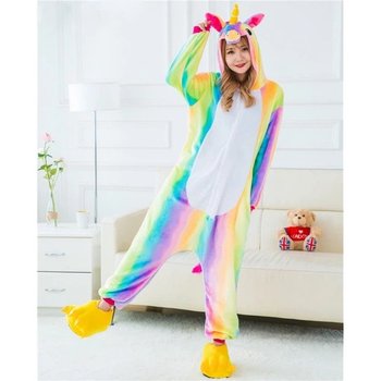 Rainbow Unicorn Kigurumi – Fun Loungewear for Everyone