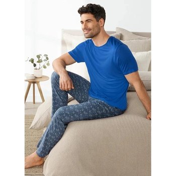 Men's Viscose Pajama Livergy in Dark Blue — Sleep Comfort