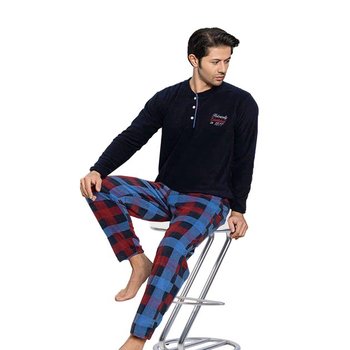 Warm Men's Fleece Pajama Set — Sleep Comfort