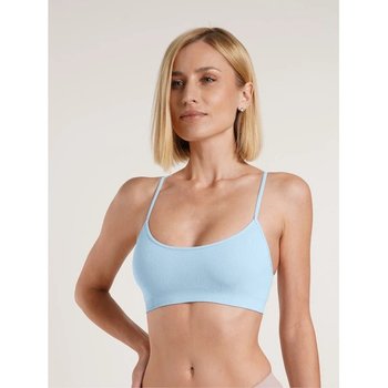 Giulia Cami Top Wireless Bra Light Blue