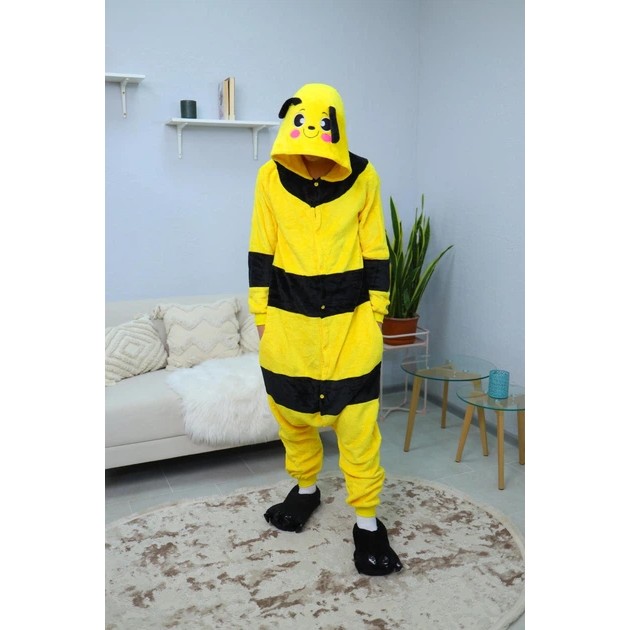 My Kigu Men's Kigurumi in Yellow — Warmth and Comfort