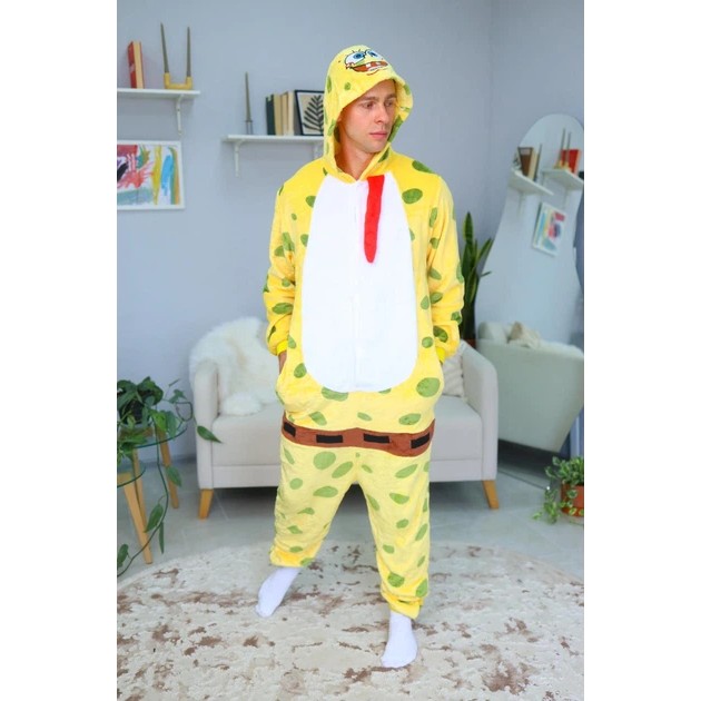Men's Kigurumi Kigurumi Sponge Bob in Yellow