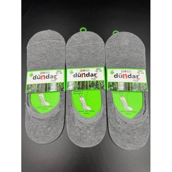 Men's Dündar Plus Bambu Babet Invisible Socks Gray — Comfort for Any Footwear