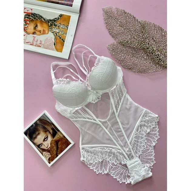 Body en coton pour femme - couleur blanche, confort élégant