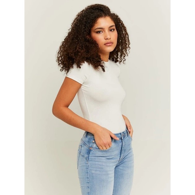 Damen-Bodysuit Tally Weijl — Weiß aus weichem Material