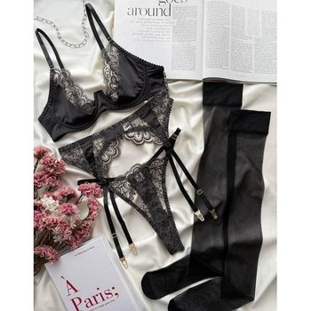 Simply sexy Women's Lingerie Set Black