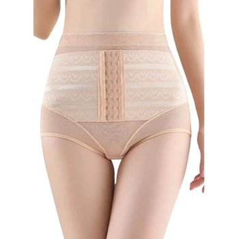 Women's High Waist Shaping Briefs in Beige — Comfort and Support