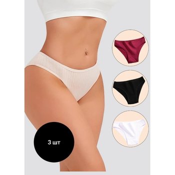 Set of Women's Cotton Briefs, 3 Pieces