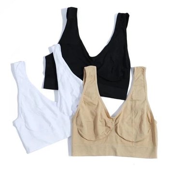 Ahh Bra Seamless Sports Bra Top Set – Comfortable Support