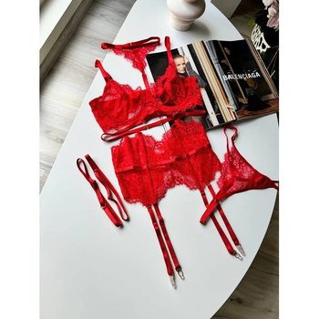 Simply Sexy Women's Lingerie Set in Red