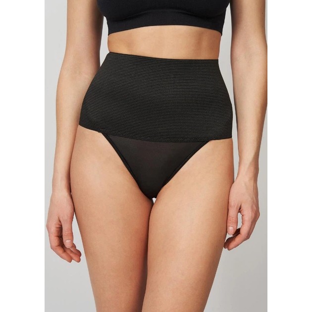 Formende Brazilian Slips von «CindyLove» in Mocha mit breitem Bund