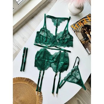 Simply Sexy Women's Lingerie Set in Green