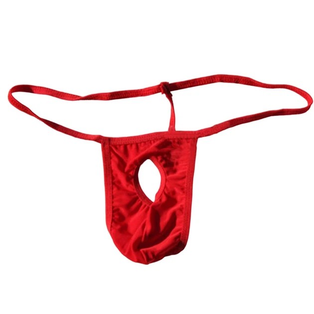 Bóxer erótico masculino NDS XL rojo con corte delantero